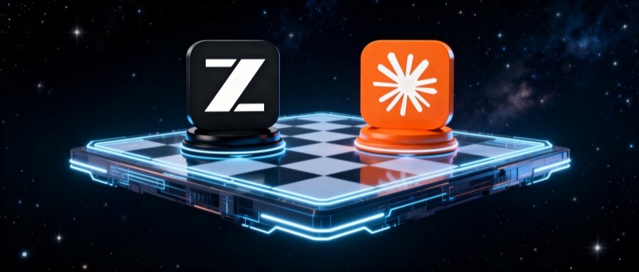 jimeng-2026-02-13-4025-将图1和图2的Logo作为两个巨大的棋子，放置在一个由发光线条构成的未来科技风格..._副本